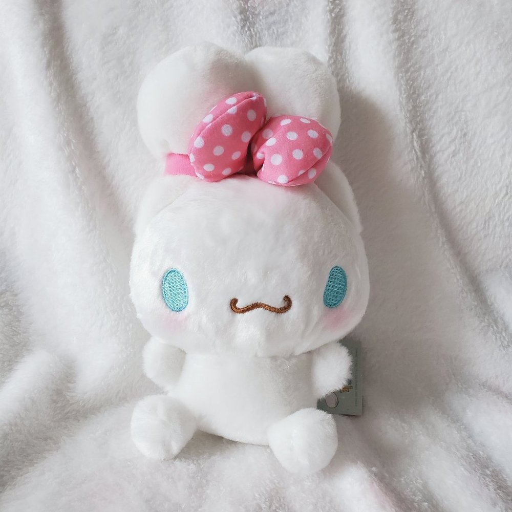 Cinnamoroll - Mimimusubi Small Plush - Pink Bow